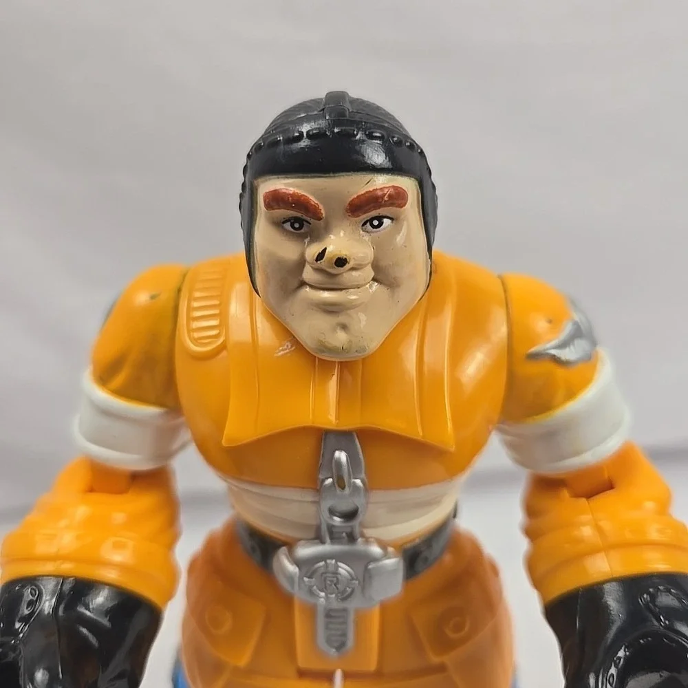 Vintage 1999 Fisher-Price Mattel Rescue Heroes Fireman Yellow Action‎ Figure